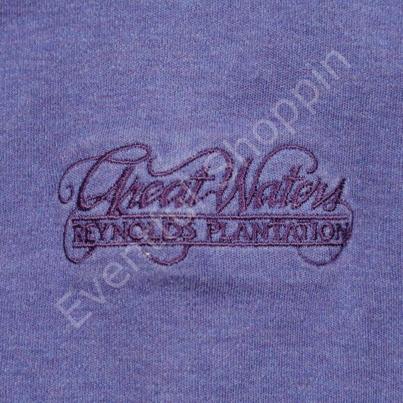 Peter Millar Great Waters Reynolds Lake Oconee Pullover Mens XL Purple Cotton - Picture 4 of 7